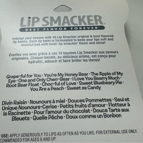 10-Piece Lip Smacker Beary Good Mix - Picture 4 of 7